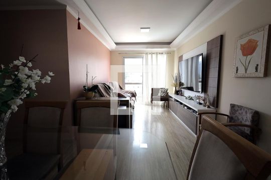 Sala e Sala de Jantar de apartamento à venda com 3 quartos, 79m² em Vila Sao Pedro, Santo André