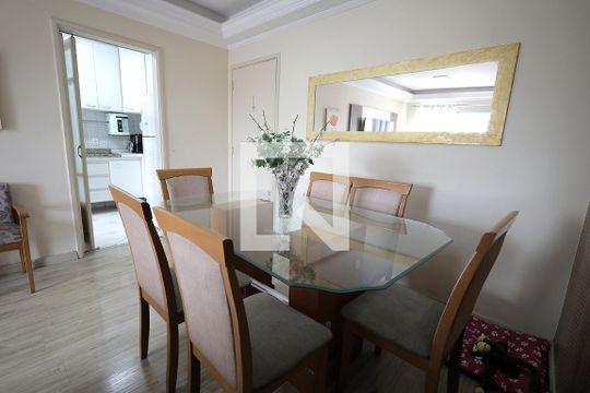 Sala e Sala de Jantar de apartamento à venda com 3 quartos, 79m² em Vila Sao Pedro, Santo André