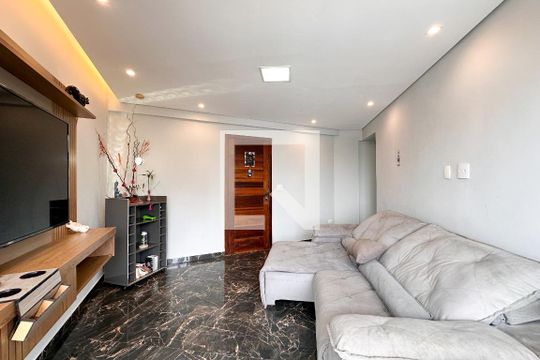 Sala de apartamento para alugar com 3 quartos, 100m² em Baeta Neves, São Bernardo do Campo