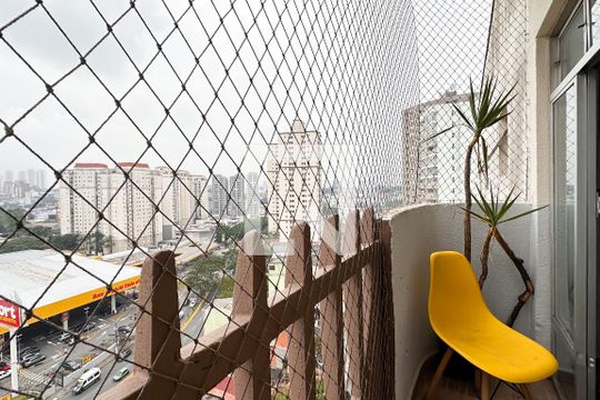 Sacada de apartamento para alugar com 3 quartos, 100m² em Baeta Neves, São Bernardo do Campo