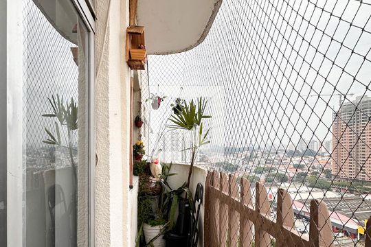 Sacada de apartamento para alugar com 3 quartos, 100m² em Baeta Neves, São Bernardo do Campo