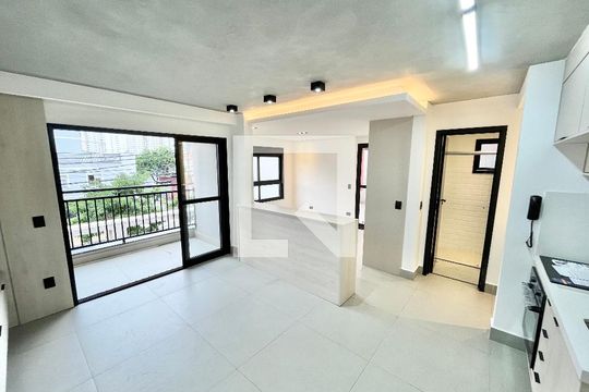 Sala/Quarto/Cozinha de apartamento para alugar com 1 quarto, 63m² em Jardim São Paulo, São Paulo