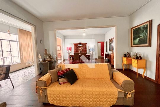 Sala  de apartamento à venda com 4 quartos, 300m² em Copacabana, Rio de Janeiro