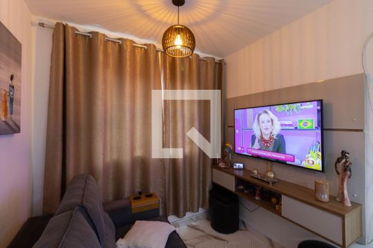 Sala e Cozinha de apartamento à venda com 2 quartos, 37m² em Vila Ré, São Paulo