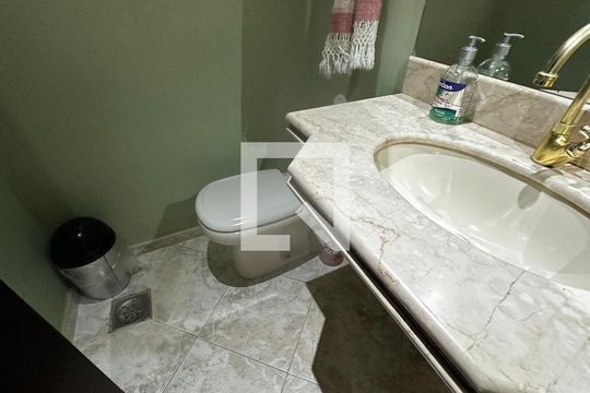 Lavabo de casa de condomínio à venda com 4 quartos, 400m² em Barra da Tijuca, Rio de Janeiro