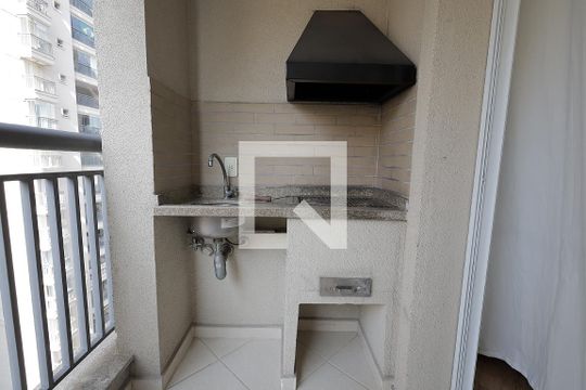 Varanda Gourmet de apartamento para alugar com 4 quartos, 97m² em Vila Bastos, Santo André