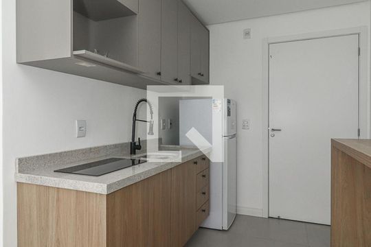 Sala / Quarto / Cozinha de apartamento à venda com 1 quarto, 24m² em Independência, Porto Alegre