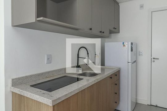 Sala / Quarto / Cozinha de apartamento à venda com 1 quarto, 25m² em Independência, Porto Alegre