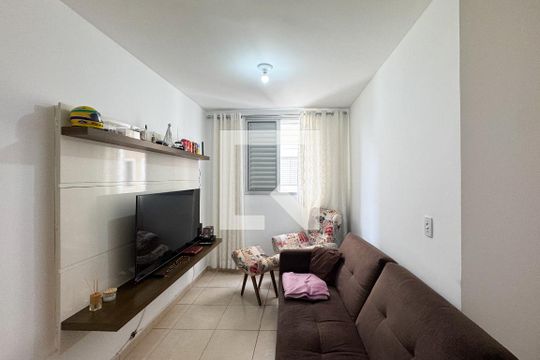 Sala de TV de apartamento à venda com 2 quartos, 57m² em  Parque Santo Antonio, São Bernardo do Campo