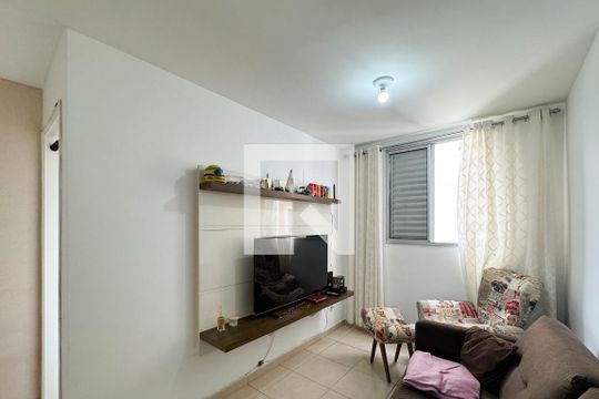Sala de TV de apartamento à venda com 2 quartos, 57m² em  Parque Santo Antonio, São Bernardo do Campo