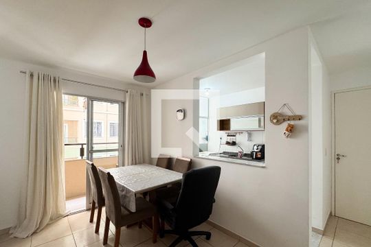 Sala de apartamento à venda com 2 quartos, 57m² em  Parque Santo Antonio, São Bernardo do Campo