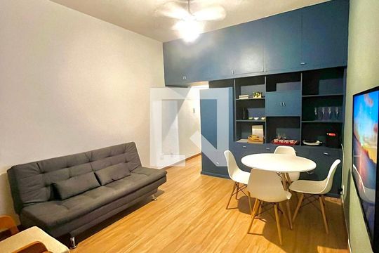 Sala de apartamento à venda com 1 quarto, 36m² em Copacabana, Rio de Janeiro