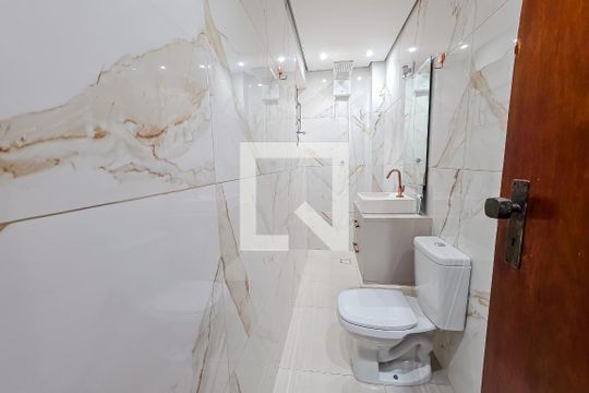 Banheiro de casa à venda com 3 quartos, 125m² em Vila Alto de Santo Andre, Santo André