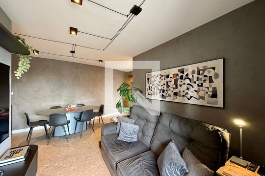 Sala  de apartamento para alugar com 3 quartos, 94m² em Vila Cordeiro, São Paulo