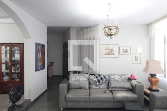Sala de casa à venda com 4 quartos, 406m² em Itapoã, Belo Horizonte