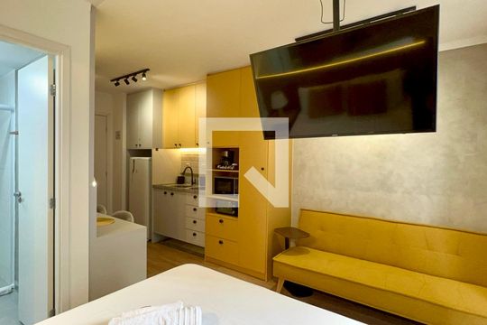 Studio de kitnet/studio para alugar com 1 quarto, 25m² em Pinheiros, São Paulo
