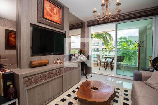 Sala de apartamento para alugar com 1 quarto, 52m² em Asa Sul, Brasília