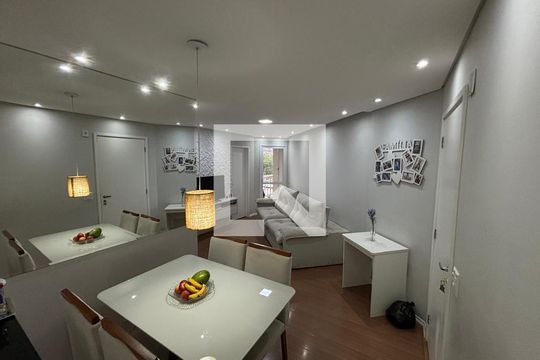 Sala de apartamento à venda com 2 quartos, 52m² em Jardim Monte Alegre, Taboão da Serra