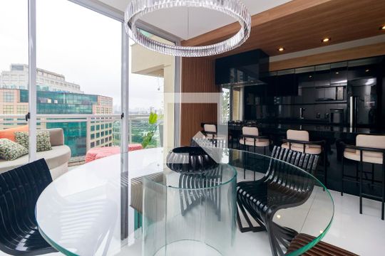 Sala de apartamento à venda com 3 quartos, 189m² em Cidade Monções, São Paulo
