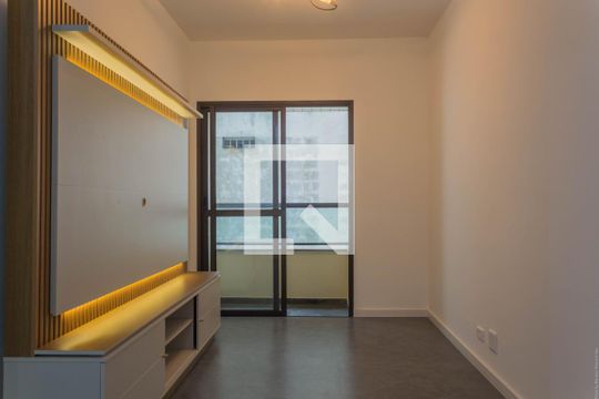 Sala de apartamento à venda com 1 quarto, 40m² em Jardim do Mar, São Bernardo do Campo