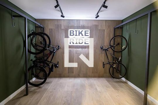 Área comum - Bicicletário de kitnet/studio para alugar com 1 quarto, 24m² em Vila da Saúde, São Paulo