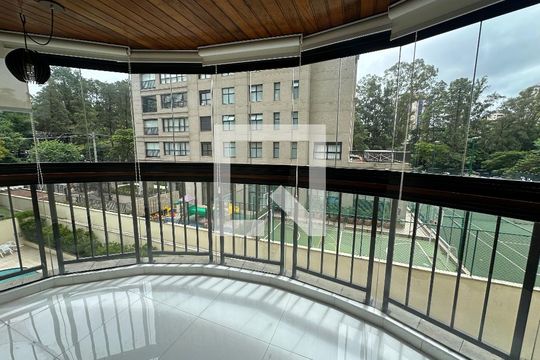 Varanda da Sala de apartamento para alugar com 3 quartos, 113m² em Alphaville Industrial, Barueri