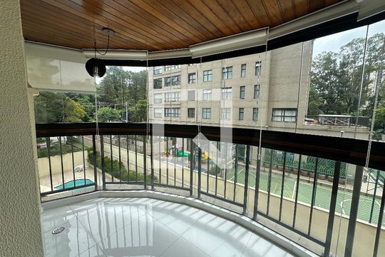 Varanda da Sala de apartamento para alugar com 3 quartos, 113m² em Alphaville Industrial, Barueri