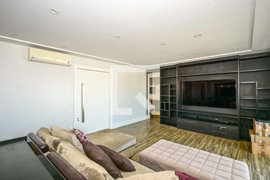 Sala de Tv de apartamento à venda com 4 quartos, 222m² em Vila Morumbi, São Paulo