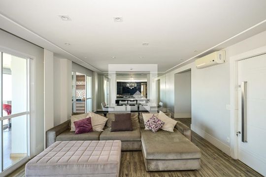 Sala de apartamento à venda com 4 quartos, 222m² em Vila Morumbi, São Paulo