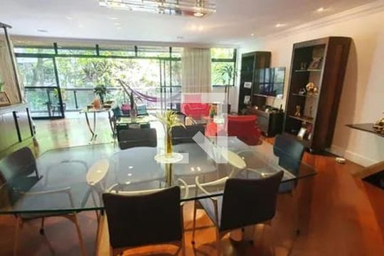 Sala de apartamento para alugar com 4 quartos, 272m² em Leblon, Rio de Janeiro
