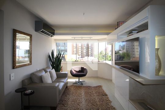 Sala de apartamento à venda com 1 quarto, 53m² em Rio Branco, Porto Alegre