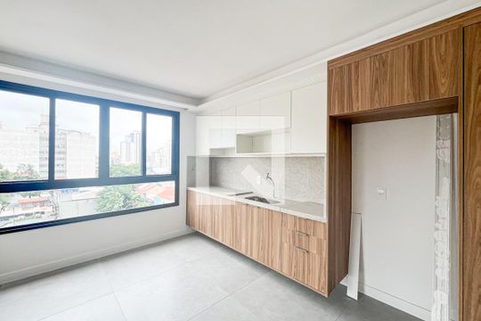 Sala/Cozinha de apartamento para alugar com 1 quarto, 34m² em Santana, São Paulo
