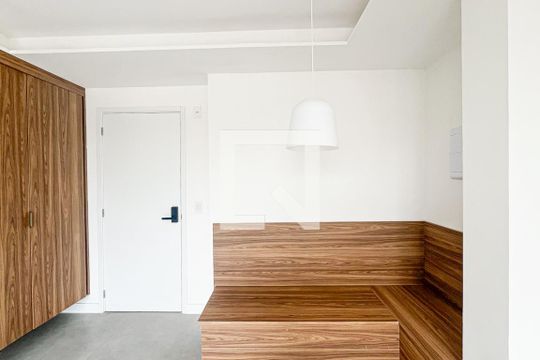Sala/Cozinha de apartamento para alugar com 1 quarto, 34m² em Santana, São Paulo