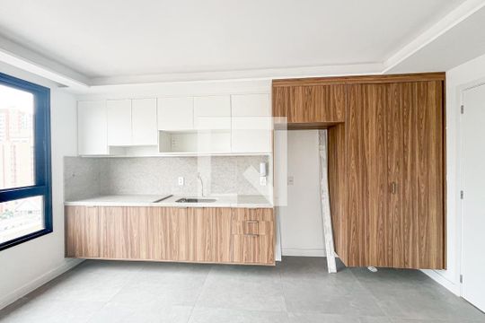 Sala/Cozinha de apartamento para alugar com 1 quarto, 34m² em Santana, São Paulo