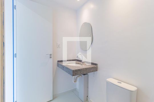Banheiro de kitnet/studio à venda com 1 quarto, 25m² em Vila Prudente, São Paulo