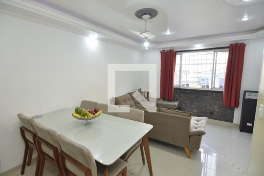 Sala de casa para alugar com 2 quartos, 90m² em Rocha, Rio de Janeiro