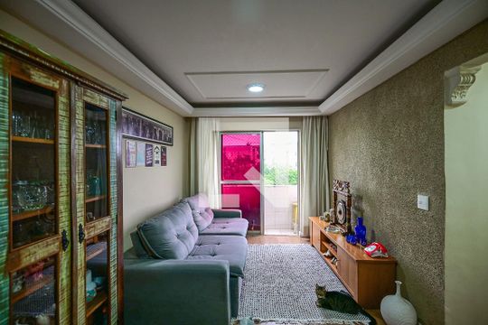 Sala de apartamento à venda com 3 quartos, 74m² em Horto do Ype, São Paulo