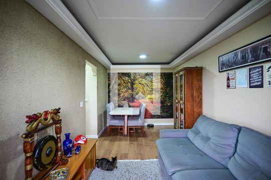 Sala de apartamento à venda com 3 quartos, 74m² em Horto do Ype, São Paulo