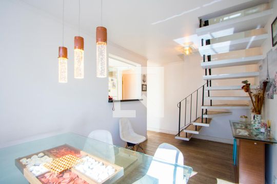 Sala 1 de apartamento à venda com 3 quartos, 130m² em Parque Sao Vicente, Santo André