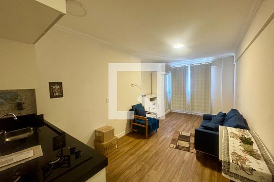 Cozinha de kitnet/studio à venda com 1 quarto, 24m² em Centro, Guarulhos