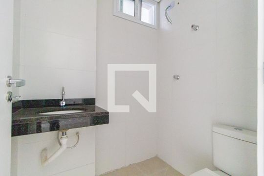 Banheiro de kitnet/studio à venda com 1 quarto, 26m² em Vila Prudente, São Paulo