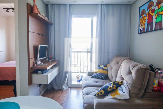 Sala de apartamento à venda com 2 quartos, 45m² em Parque Reboucas, São Paulo