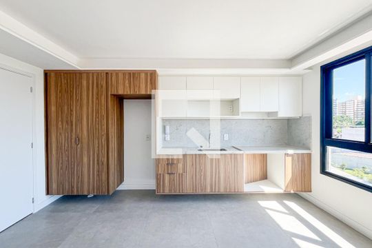 Sala/Cozinha de apartamento para alugar com 1 quarto, 34m² em Santana, São Paulo