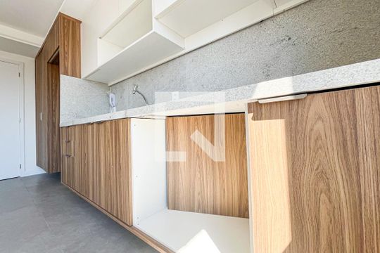 Sala/Cozinha de apartamento para alugar com 1 quarto, 34m² em Santana, São Paulo
