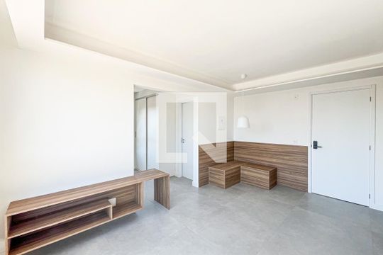 Sala/Cozinha de apartamento para alugar com 1 quarto, 34m² em Santana, São Paulo