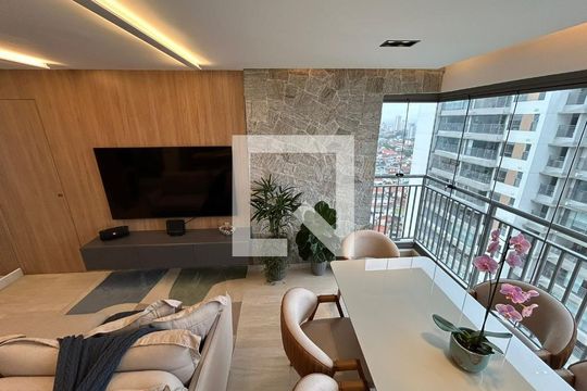 Sala de apartamento à venda com 3 quartos, 79m² em Vila Dom Pedro I, São Paulo