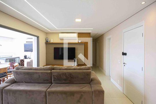 Sala de apartamento à venda com 3 quartos, 121m² em Vila Independencia, São Paulo
