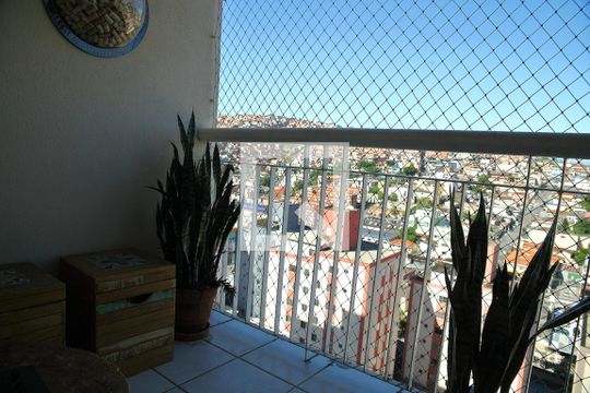 Varanda da Sala de apartamento à venda com 3 quartos, 56m² em Jardim Iraja, São Bernardo do Campo