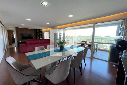 Sala de apartamento à venda com 4 quartos, 134m² em Jardim Olympia, São Paulo