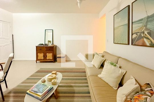 Sala de TV de apartamento para alugar com 2 quartos, 100m² em Ingleses Centro, Florianópolis